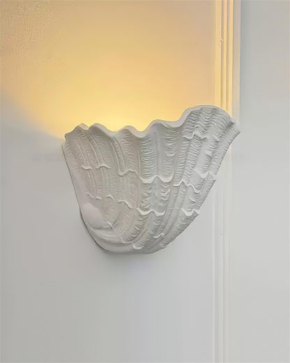 Maris Shell Plaster Wall Lamp