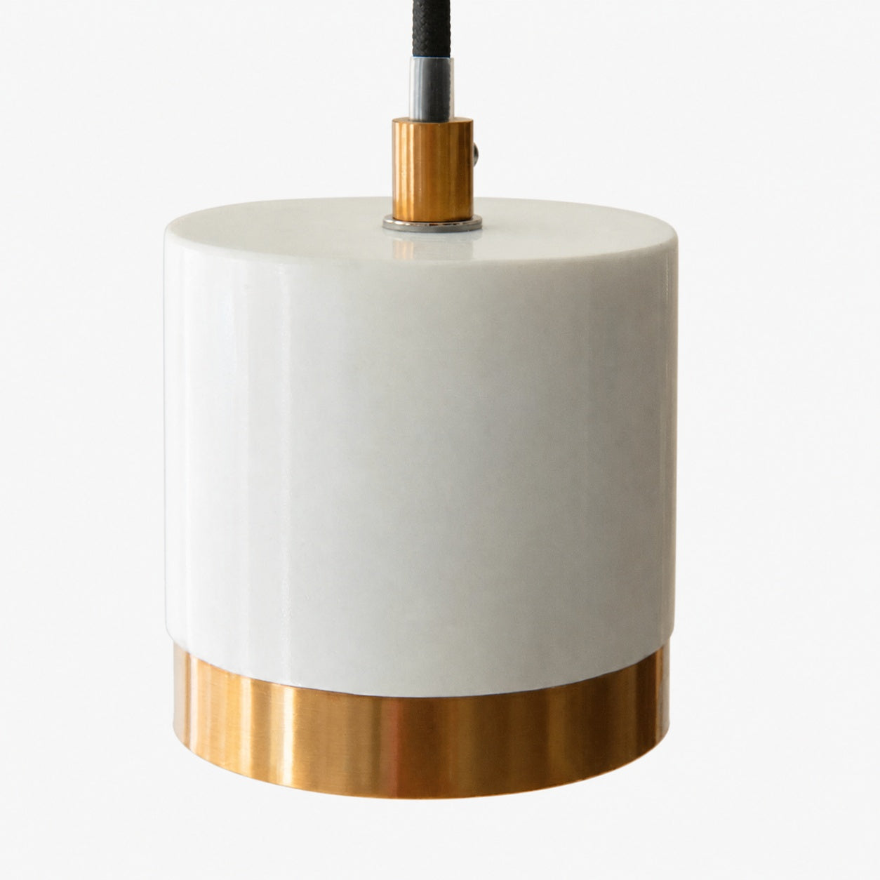 Korlisse Pendelleuchte aus Naturstein und Glas – Stilvolle Lampe für Wohnzimmer oder Lounge