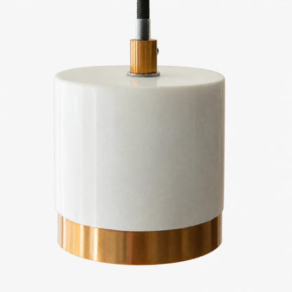 Korlisse Pendelleuchte aus Naturstein und Glas – Stilvolle Lampe für Wohnzimmer oder Lounge