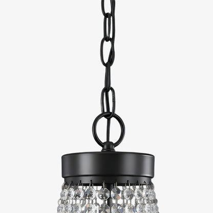 Crystallis Modern Metal Structure Crystal Chandelier - Luxury Lighting for Living Room