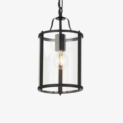 Aveline Clear Glass Metal Pendant Lamp