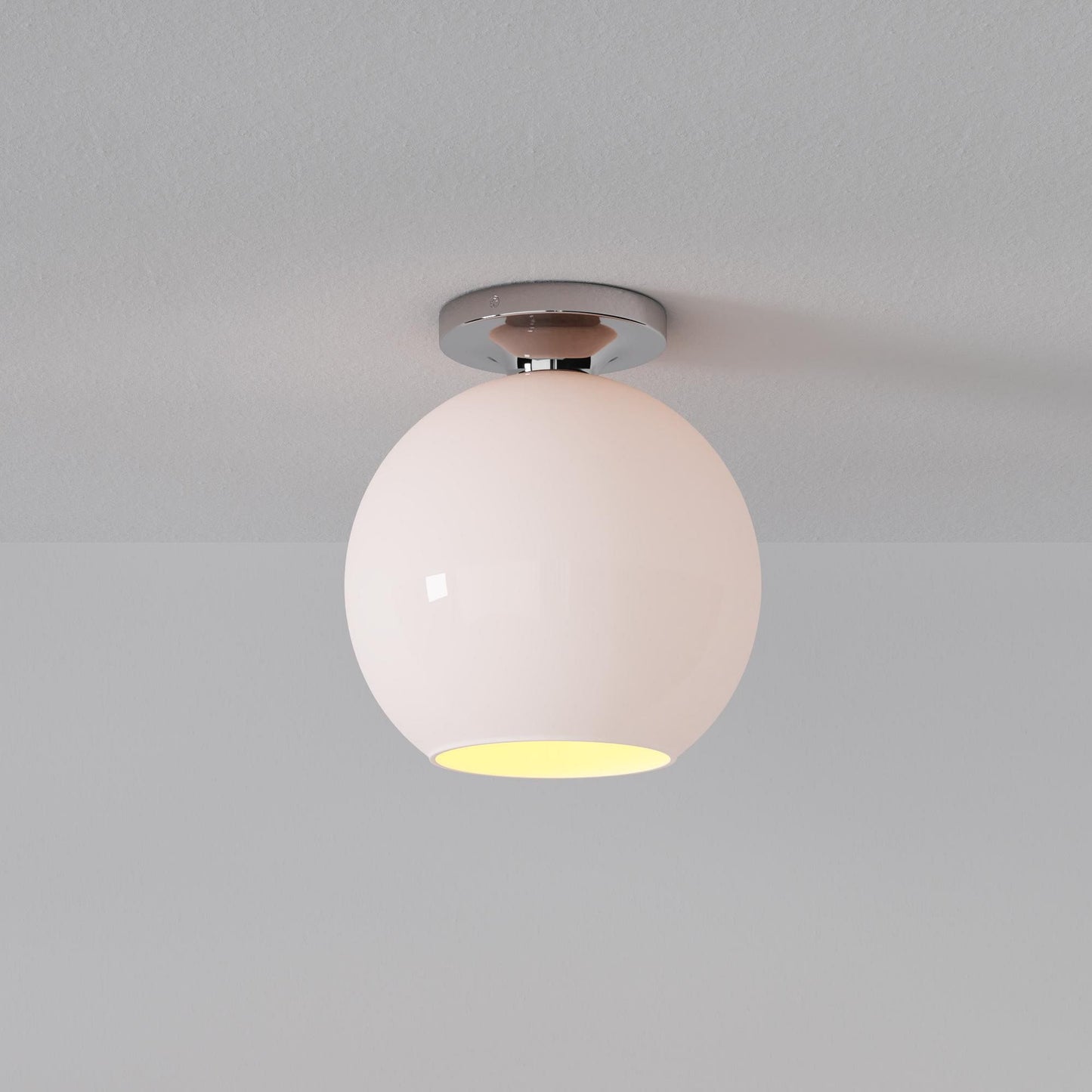 Selvion Modern Globe Pendant Light - Damp-Rated Bathroom Lighting - Luxe Glass Shade