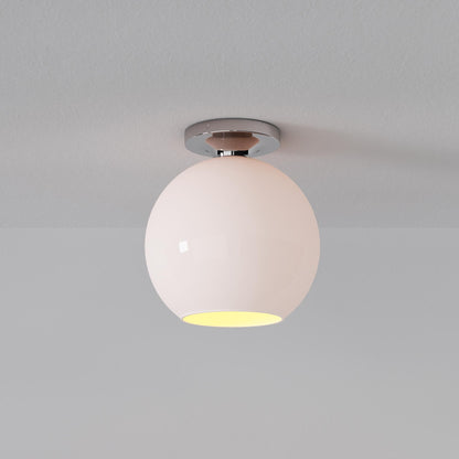 Selvion Modern Globe Pendant Light - Damp-Rated Bathroom Lighting - Luxe Glass Shade