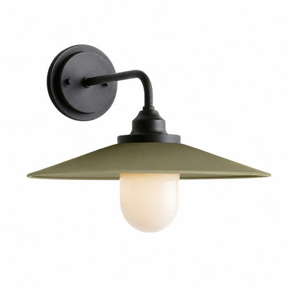 Cordax Wandleuchte im Utility-Stil – Metall und Glas für die Innen- und Außendekoration
