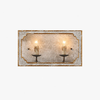 Boho Rustic Cube Sconce