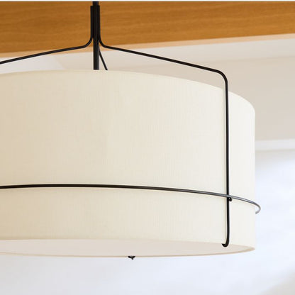 Horelia Pendant - Industrial Ceiling Light with Dark Bronze Metal