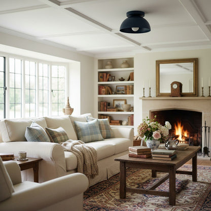 Metio Dome Minimalist Ceiling Light Modern Design for Bedrooms & Hallways