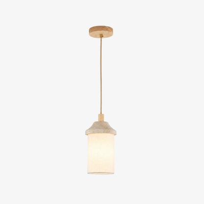 Log travertine pendant