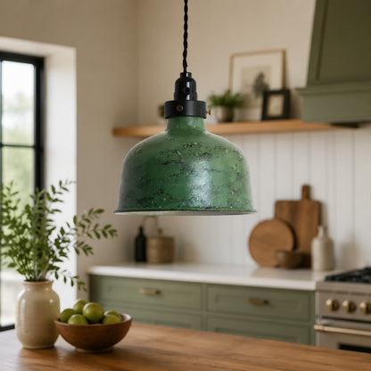 Hand-Rusted Nordic Farmhouse Pendant Light Fixture