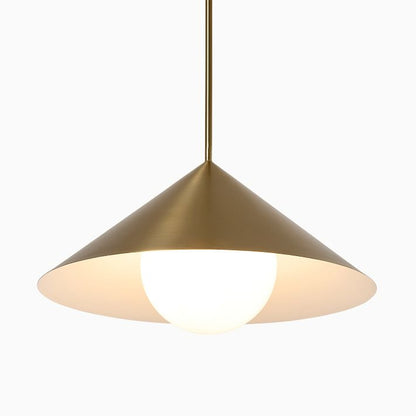 Brivana Adjustable Pendant – Mid-Century Cone Light for Kitchen & Dining