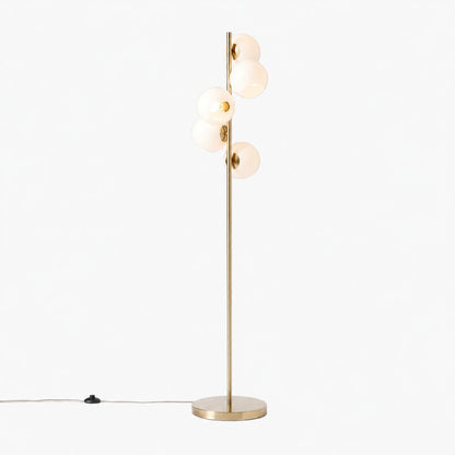 Brina Glass Multi-Light Stehleuchte – Moderne Stehleuchte mit Eleganz