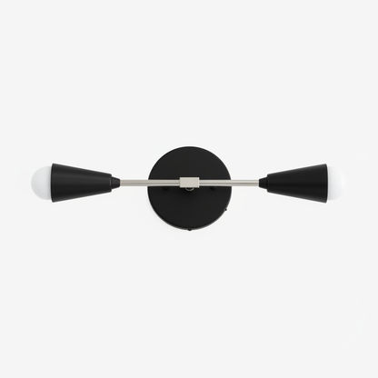 Mobilux Line Minimalist Vanity Light Fixture - Mid Century Bathroom Sconce