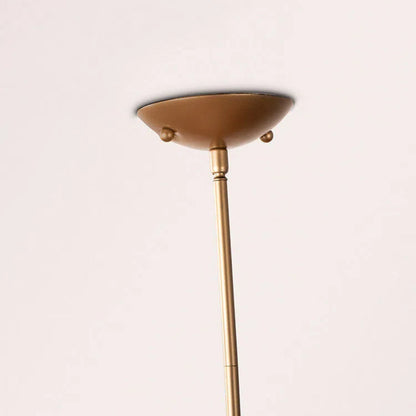 Natural Wabi Sabi Wood & Glass Pendant Lamp