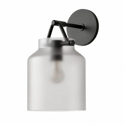 Hanton Moderne, minimalistische Wandleuchte aus Messing und Glas – feuchtigkeitsbeständig für Badezimmer