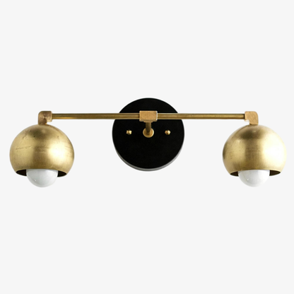 Metio Kuppel-Dekoratives Schminklicht – Klassische Badezimmer-Wandlampe mit Kugelschirm