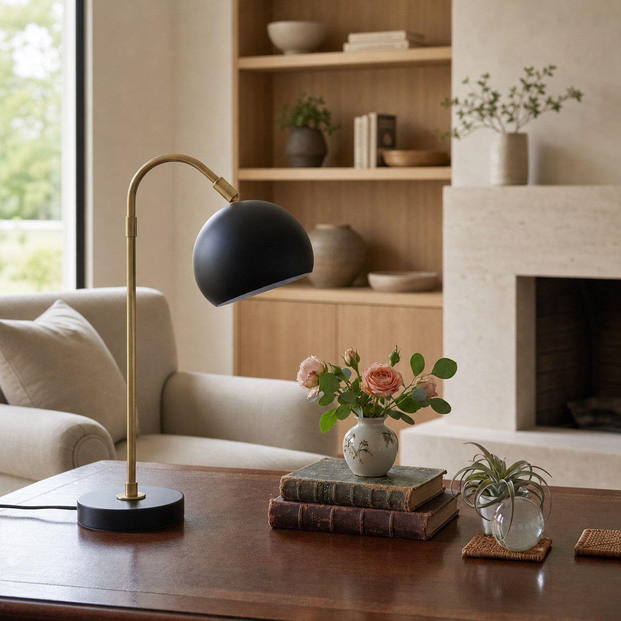 Ornato Luxe Moderne Akzent-Tischlampe – Stilvolles Licht für Zuhause