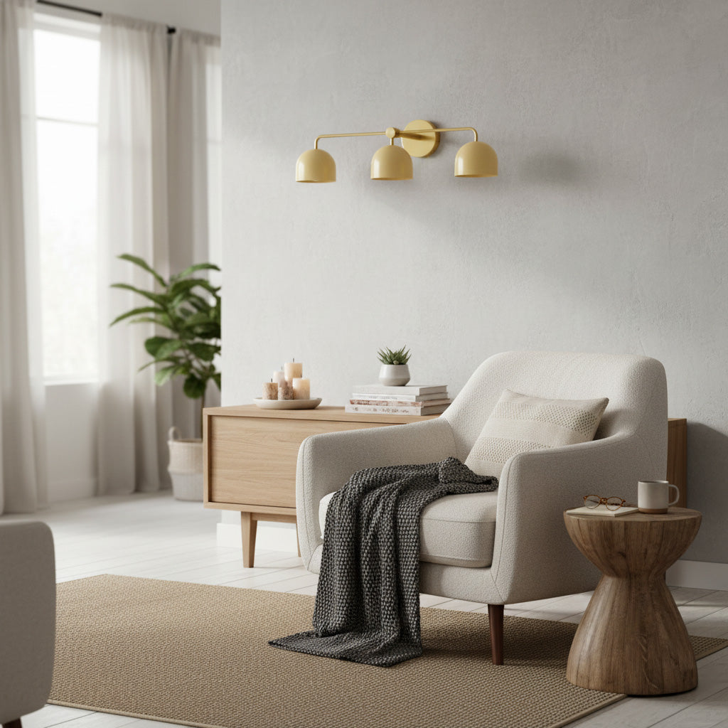 Metio Dome Farmhouse Vanity Wandleuchte – Moderne gewölbte Wandleuchte