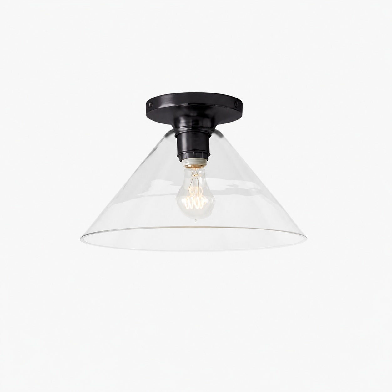Conica Cone Flush Mount – Glas-Deckenleuchte für moderne Räume