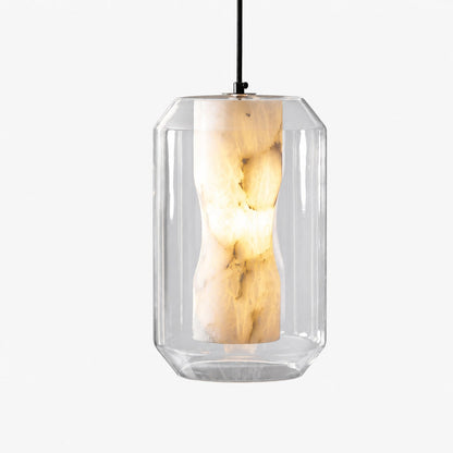 Glass Alabaster Pendant Lamp
