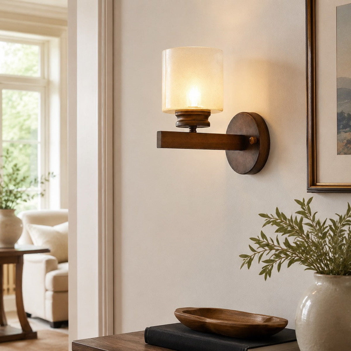 Retro Minimalist Glass Wall Lamp