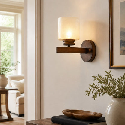 Retro Minimalist Glass Wall Lamp