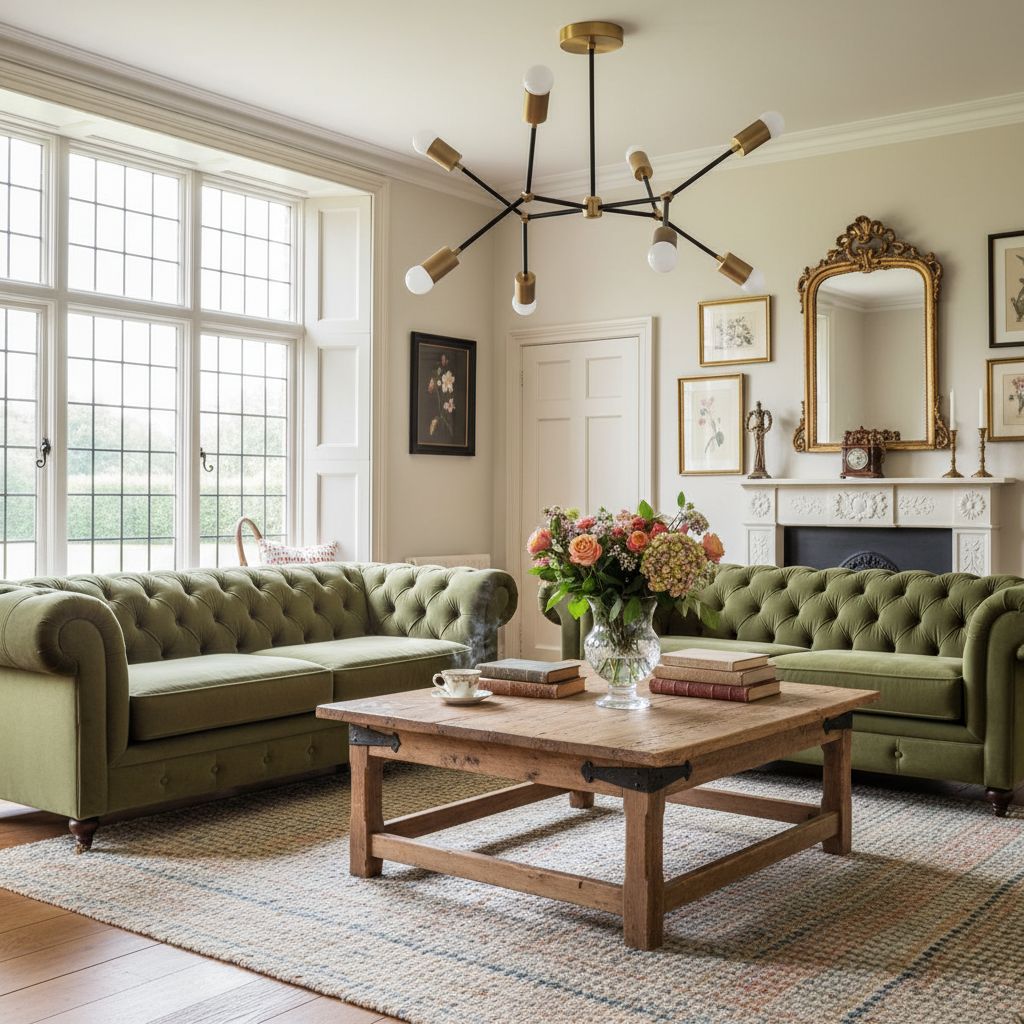 Mobilux Line Mobilux Line Modern Geometric Chandelier - Brass Ceiling Light Fixture