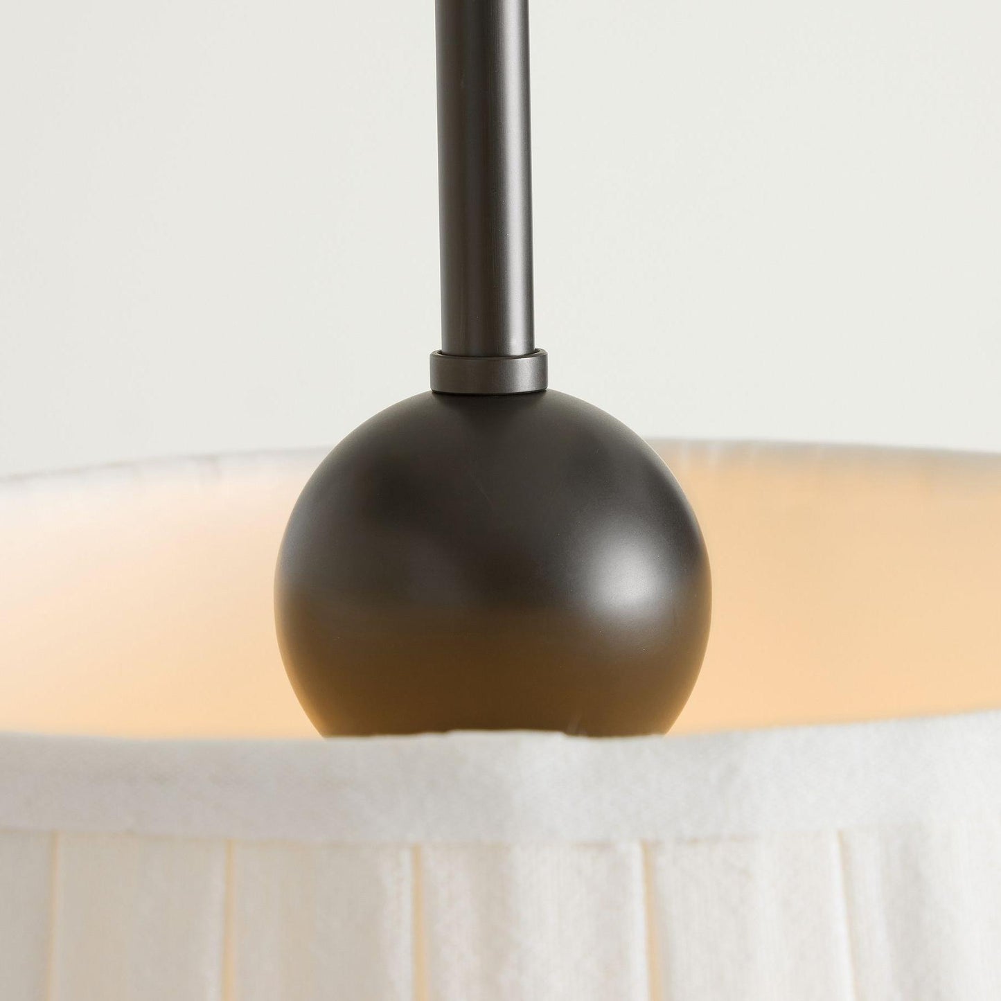 Luvora Modern Fabric Pleated Shade Pendant Lamp - Contemporary Elegant Decor Hanging Light