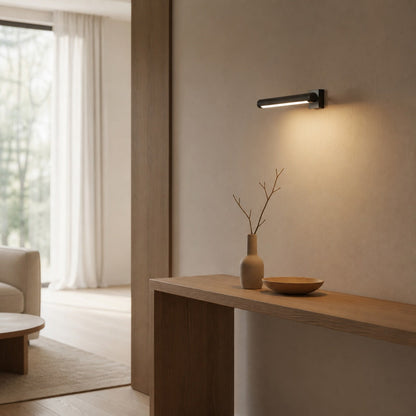 Zorv Elegante Bilderleuchte – Wandleuchte mit geripptem Metallrahmen zur Präsentation von Kunstwerken oder Fotos