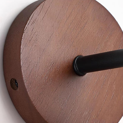 Moderne, minimalistische, konische Wandleuchte aus Travertin