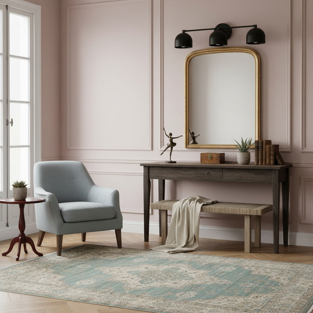 Metio Dome Mid-Century Deep Ball Vanity Lamp - Brass Wall Sconce