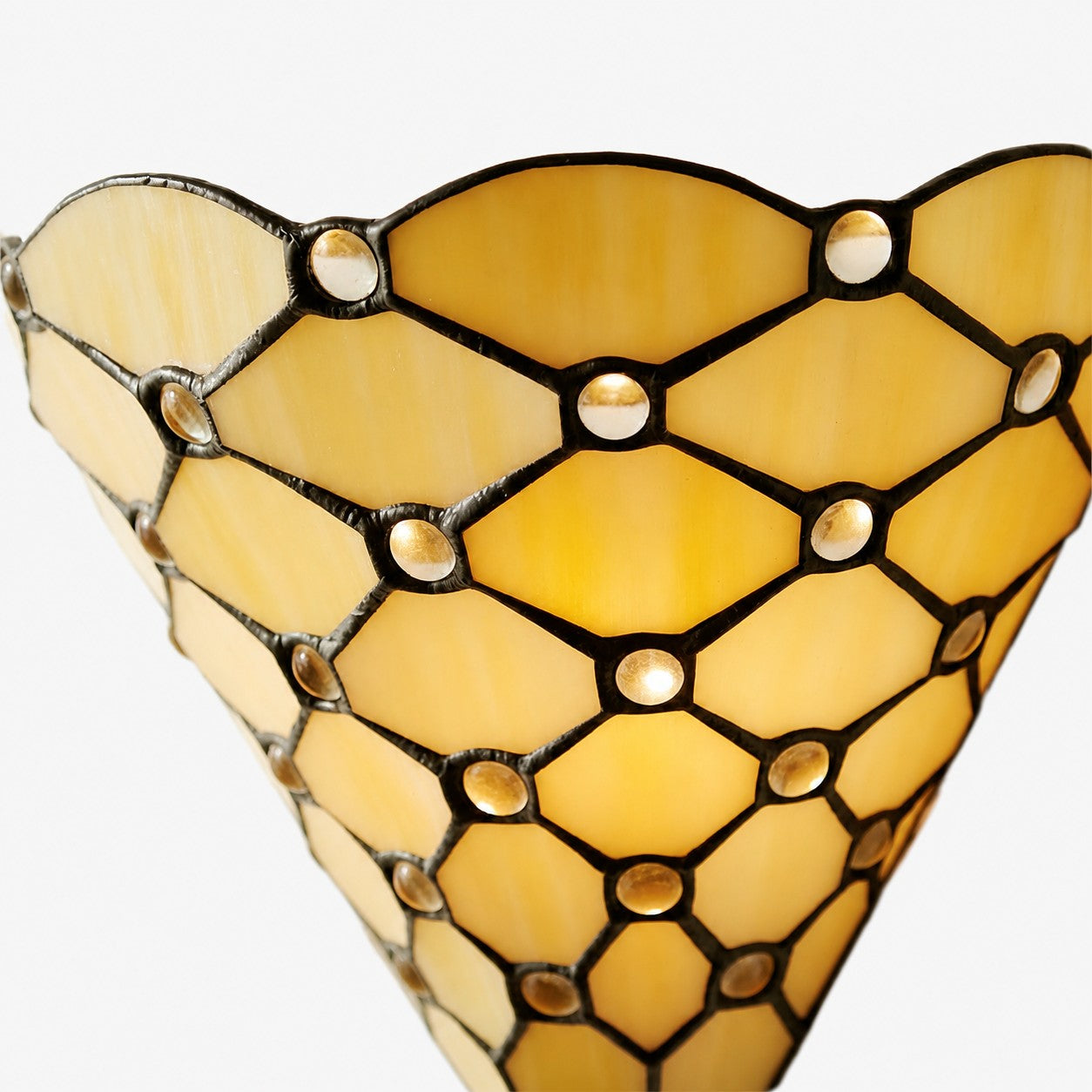 TF Pearl Elegante Glaswandleuchte – Wandleuchte für Wohnzimmer, Schlafzimmer oder Flur