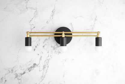 Mobilux Line Moderne Vanity Light - Badezimmer-Wandleuchte im Art-Deco-Stil