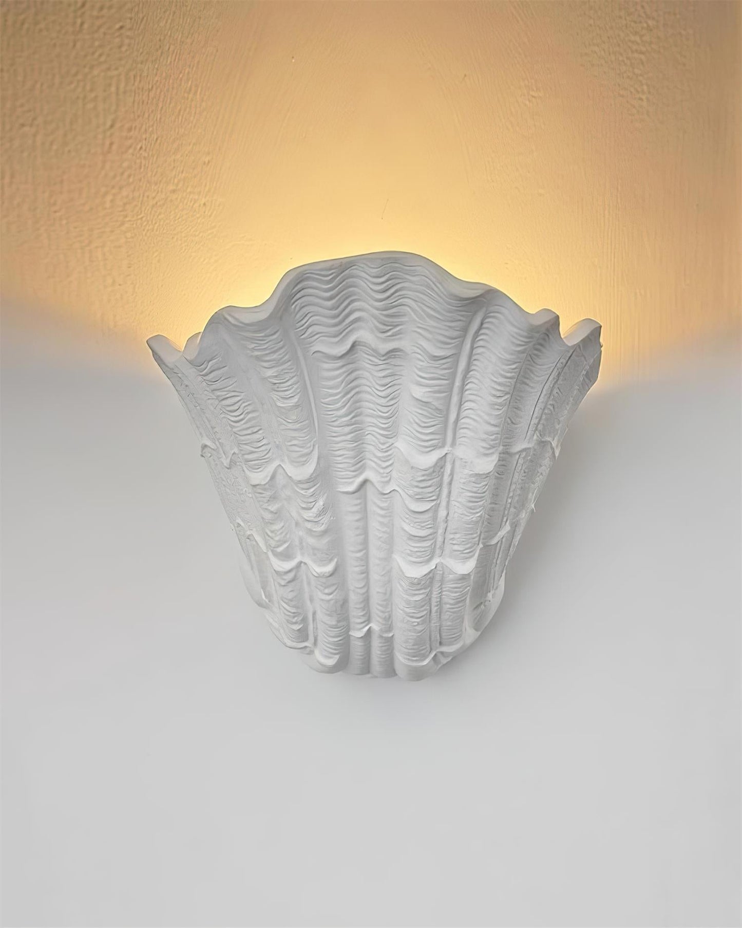 Maris Shell Plaster Wall Lamp