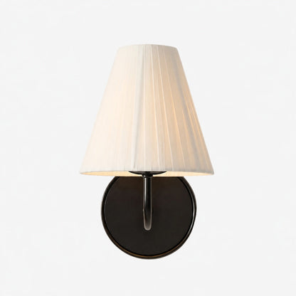 Fibura Zeitlose Wandleuchte mit Leinen Schirm - Minimalistisches Design für stilvolle Innenräume