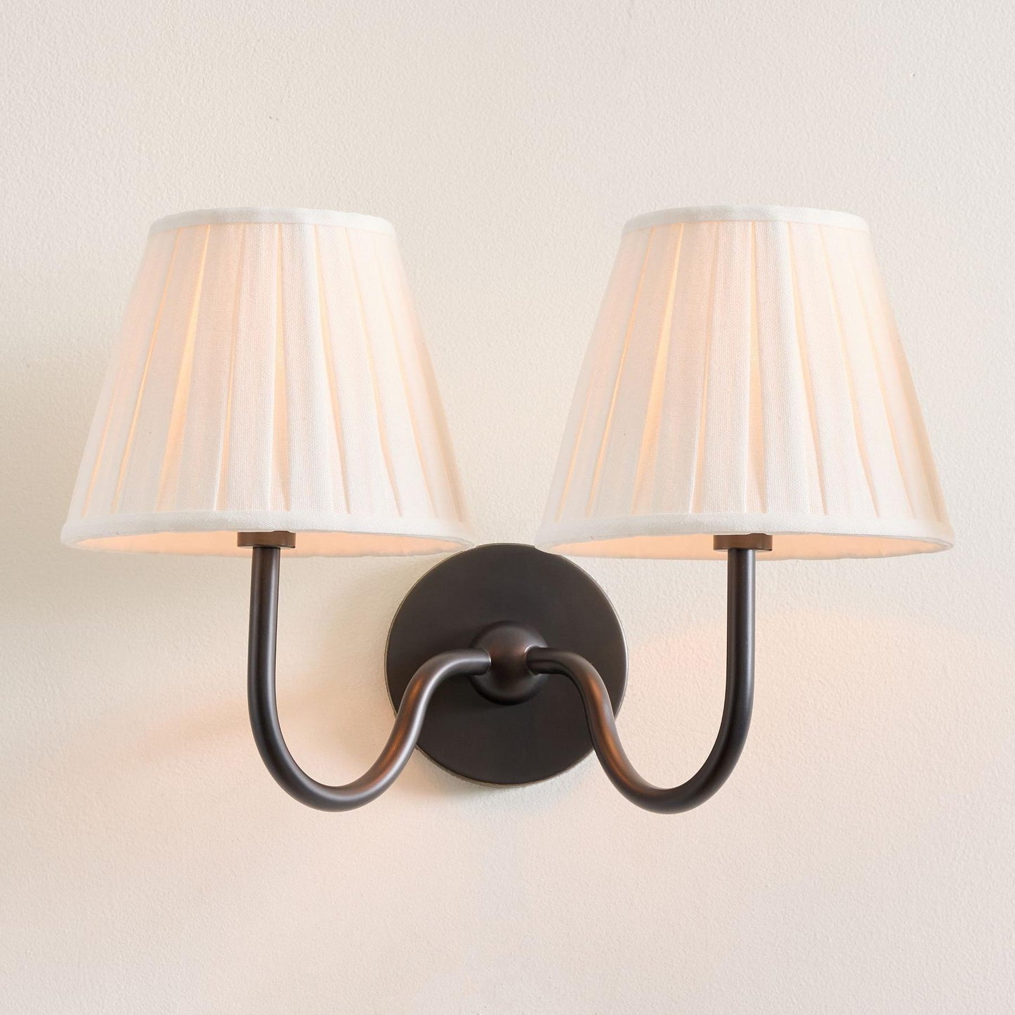 Luvora Decorative Pleated Shade Wall Lamp Vintage Modern Lighting for Corridor and Home Interiors