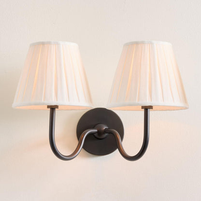 Luvora Decorative Pleated Shade Wall Lamp Vintage Modern Lighting for Corridor and Home Interiors