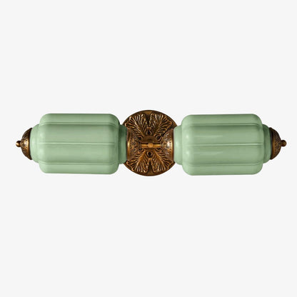 Eloise Brass Wall Sconce – Elegant Milk Glass Vintage Lighting