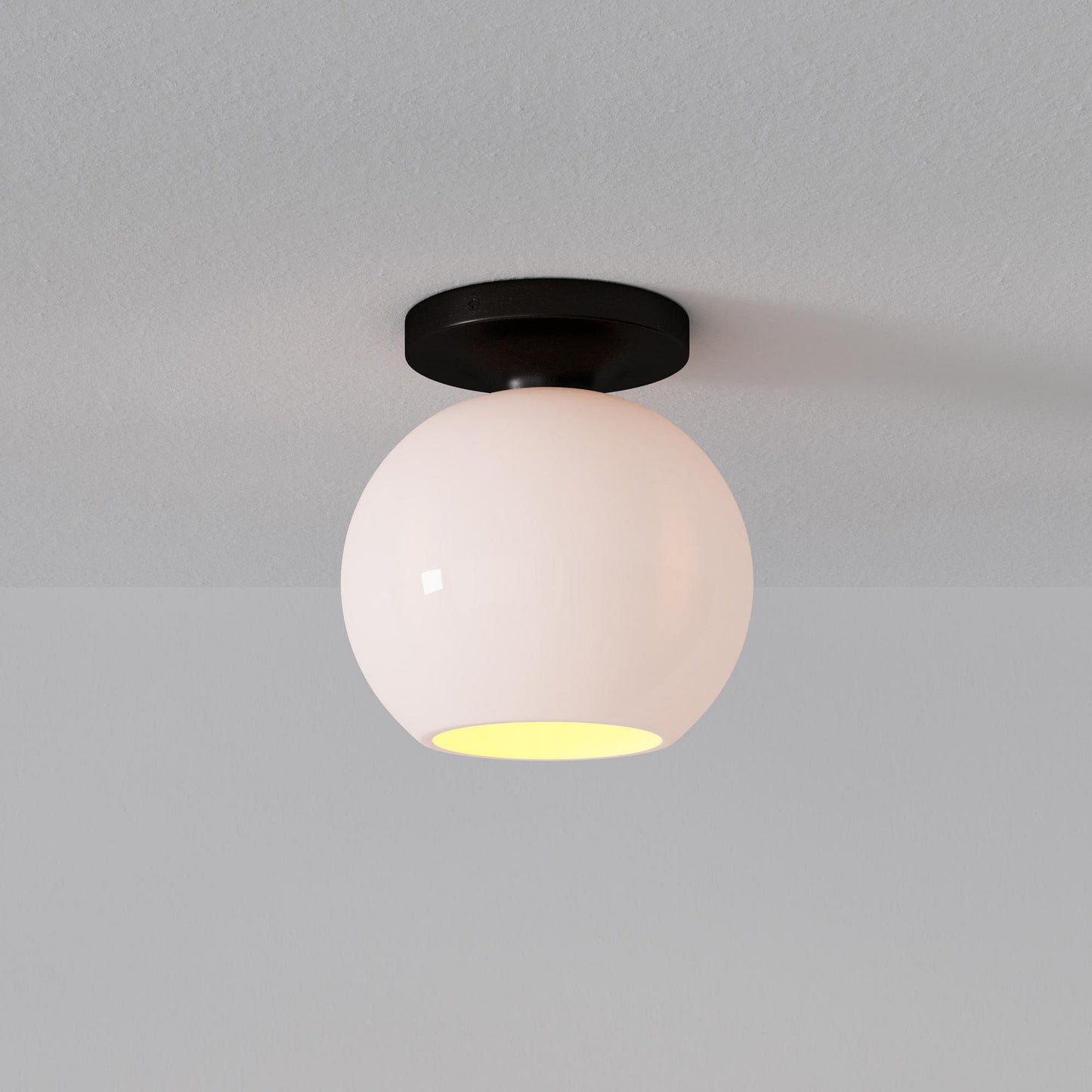 Selvion Modern Globe Pendant Light - Damp-Rated Bathroom Lighting - Luxe Glass Shade