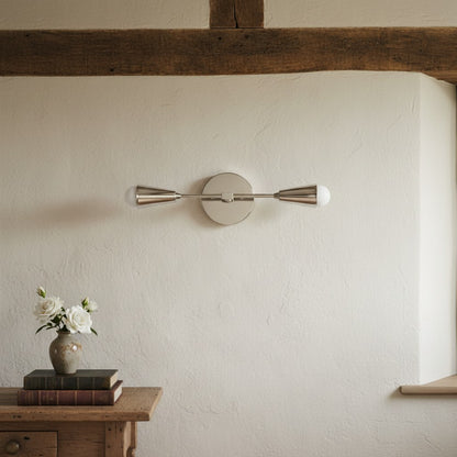 Mobilux Line Minimalist Vanity Light Fixture - Mid Century Bathroom Sconce