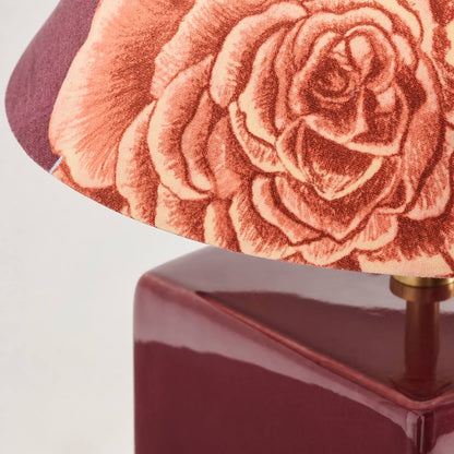 Aeva Ceramic Table Lamp - Modern Grace Design with Playful Polish