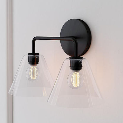 Conica Cone Wall Sconce - 1, 2, 3-Light Modern Glass Lighting