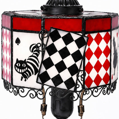 Alice Storybook Glass Table Lamp