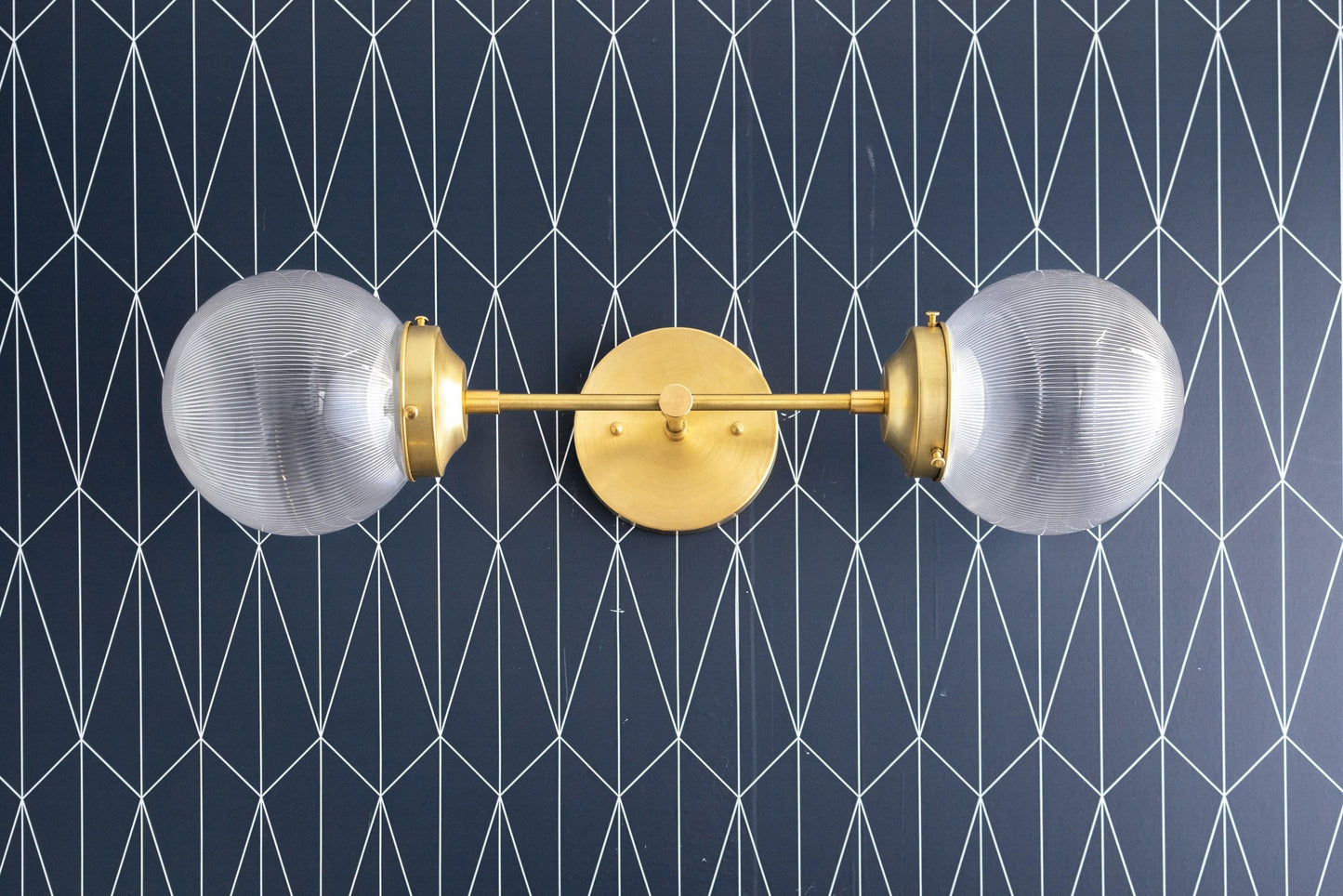 Lumio Globe Versatile Vanity Sconce - Dimmable Light for Bathroom and Hallway Use