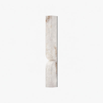 Albesque Curved Wall Lamp - Modern Alabaster Wall Lamp for Bedrooms and Living Rooms
