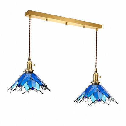 Handcrafted Stained Glass Pendant Light Collection