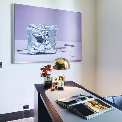 Bell Domed Table Lamp – Modern Minimalist Light for Bedroom & Reading Nooks