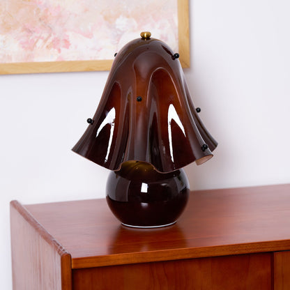 Bellina Elegant Glass Table Lamp – Sleek Design for Bedside or Desk