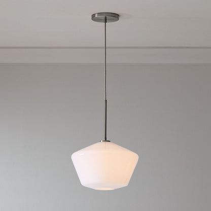Merin Transparent Glass Sculpture Geometric Chandelier