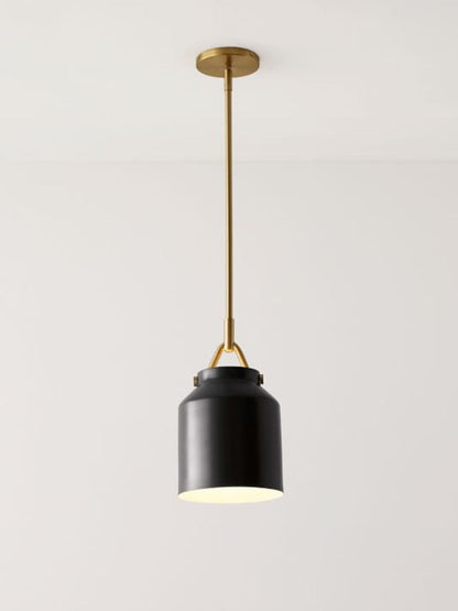 Skandinavisch Metallstange Glockenform Pendelleuchte