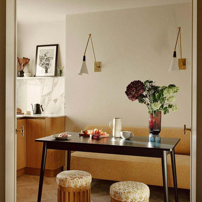 Magari Mid Century Wandleuchte Messing Schwenkbar